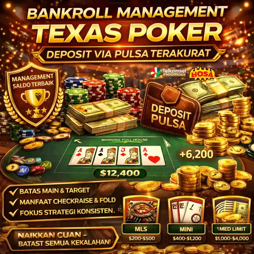 Chaindrivediff - Strategi bankroll management texas poker deposit via pulsa untuk pemain profesional