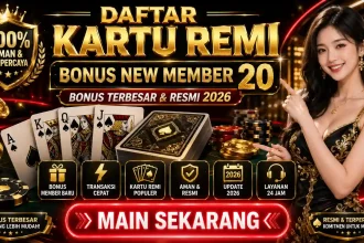 Chaindrivediff - Panduan daftar kartu remi online dengan penawaran bonus new member 20 terbesar
