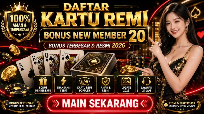 Chaindrivediff - Panduan daftar kartu remi online dengan penawaran bonus new member 20 terbesar
