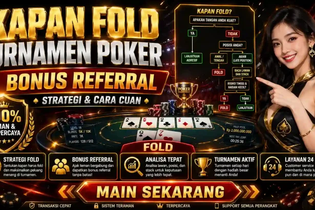 Chaindrivediff - Strategi kapan fold turnamen poker bonus referral untuk manajemen chip