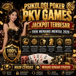 Chaindrivediff - Ilustrasi strategi psikologi poker pkv games jackpot terbesar untuk mengontrol emosi di meja judi online