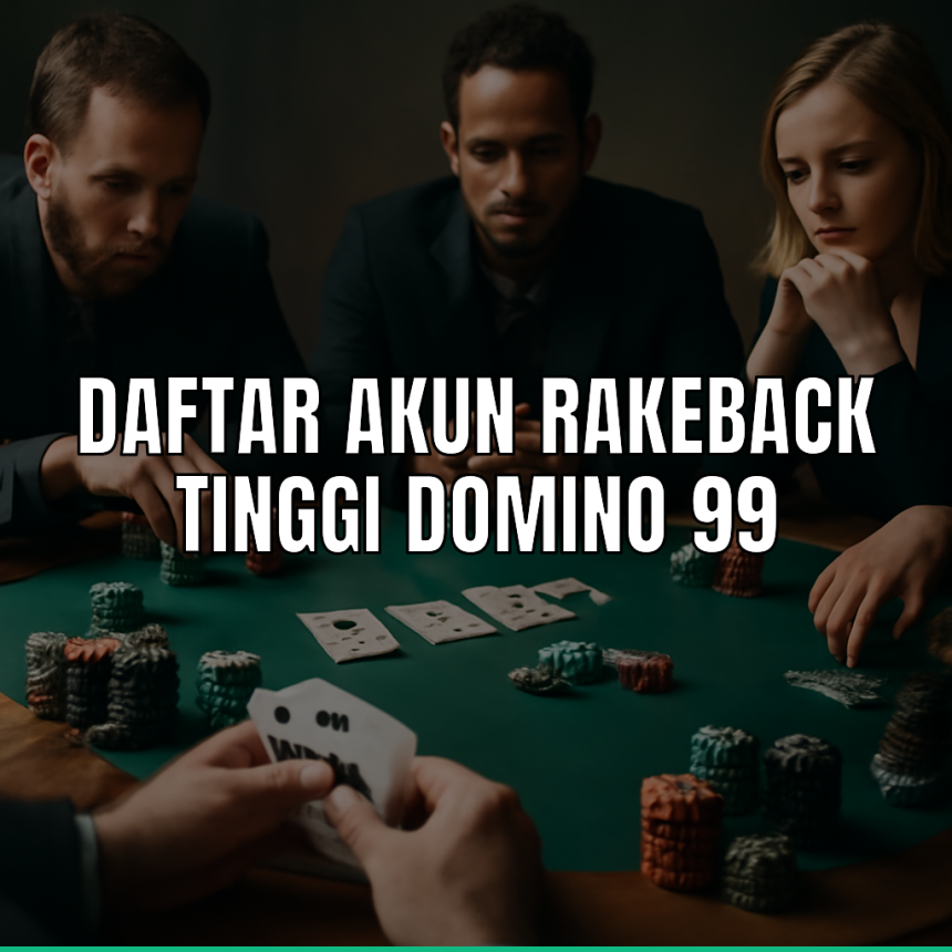 akun rakeback tinggi domino 99