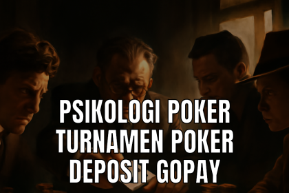 Psikologi poker di turnamen dengan deposit Gopay.