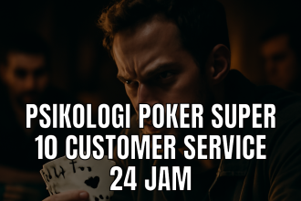 Psikologi poker Super 10: fokus selama permainan.