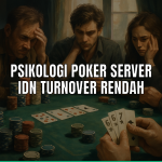 Meja poker server IDN dengan turnover rendah.