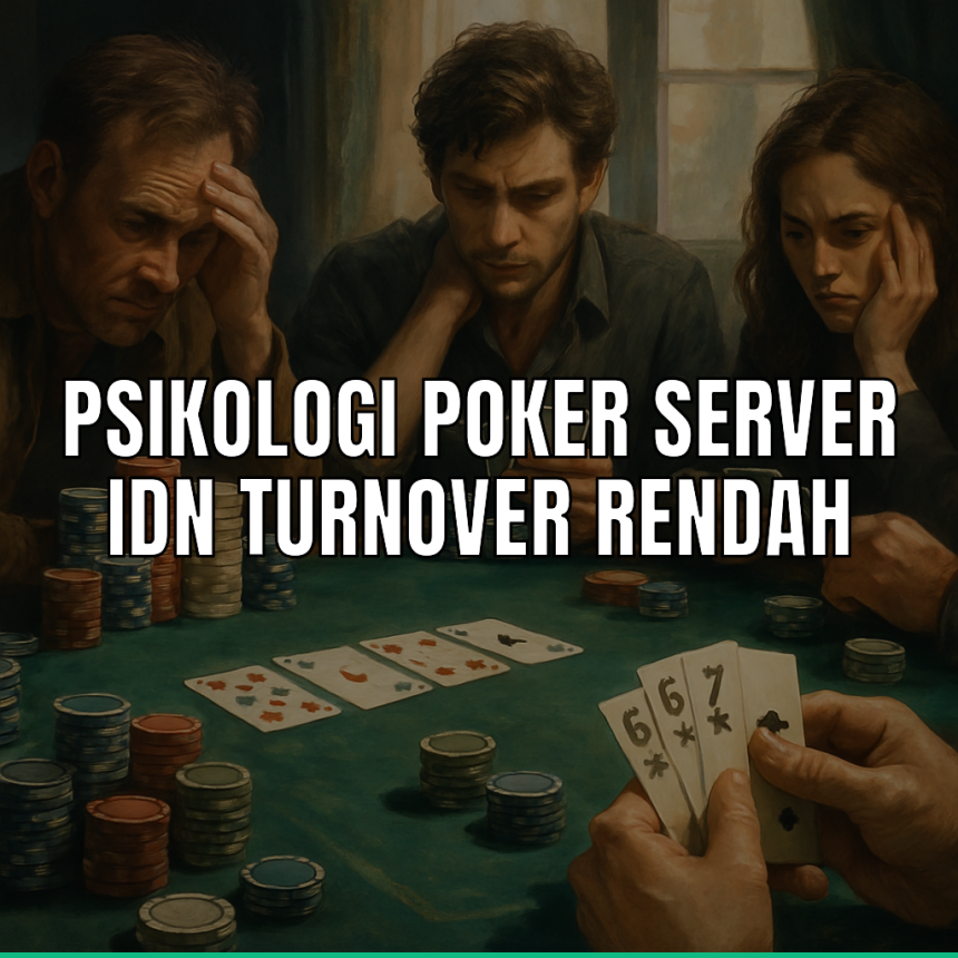 Meja poker server IDN dengan turnover rendah.